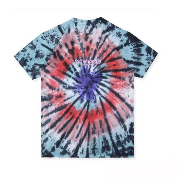 The sights are vivid tie dye front