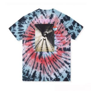 The sights are vivid tie dye back