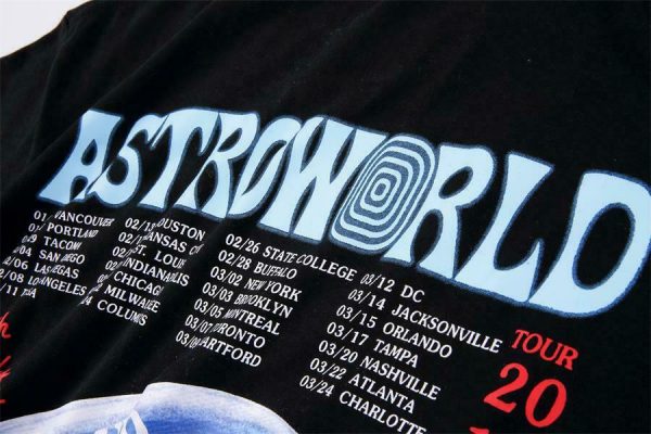 Astroworld tshirt print